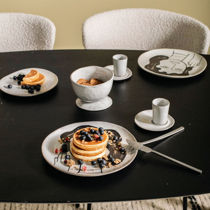 by fonQ Bolt Eettafel - 200 x 90 cm - Zwart