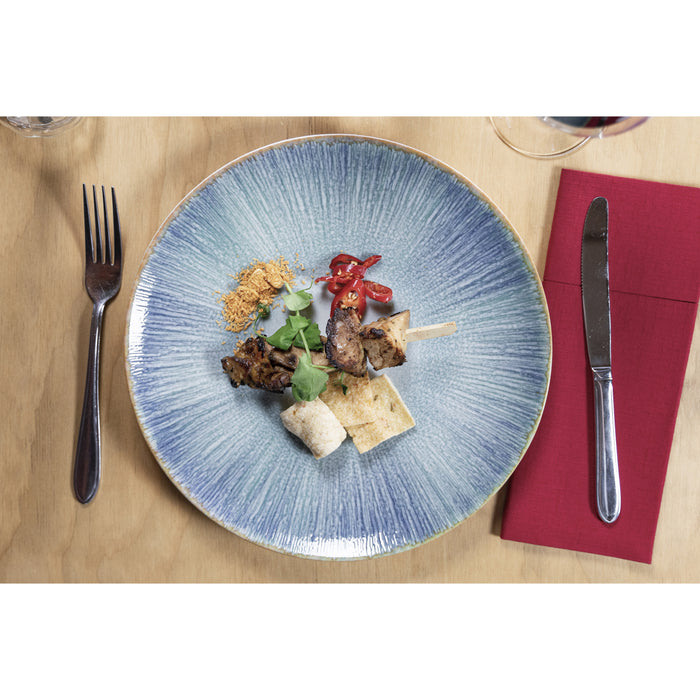 Hazel & Bos Juntos Esmeralda ontbijtbord - 24 cm - 6 stuks - porselein