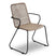 BUITEN living Mendes dining tuinstoel | touw | stapelbaar | zand
