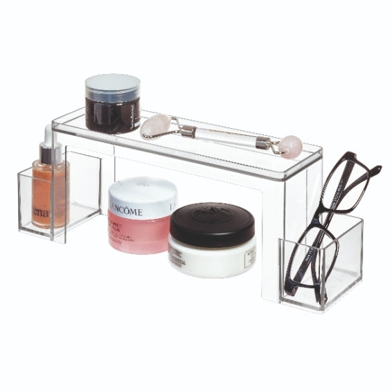 iDesign - Make-up Organiser, 32 x 8 x 11.5 cm, Kunststof, Transparant