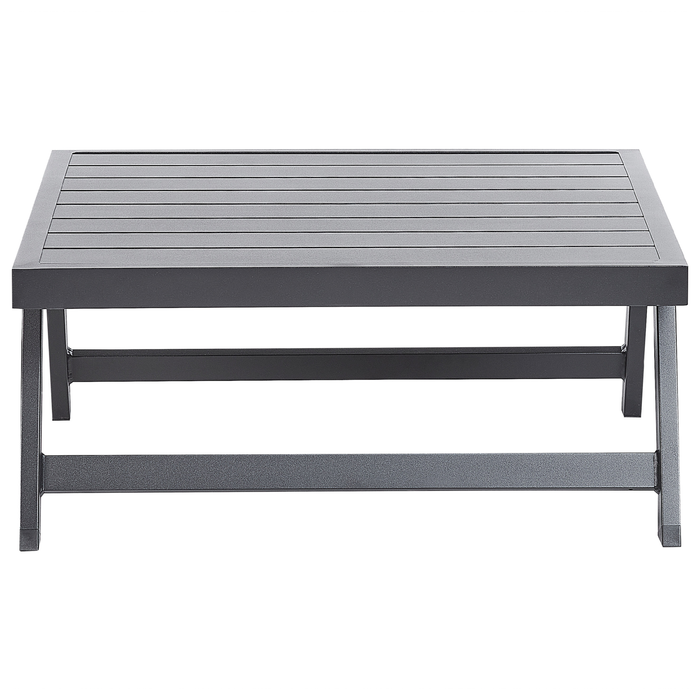Beliani - COCCORINO - Tuinset - Grijs - Aluminium