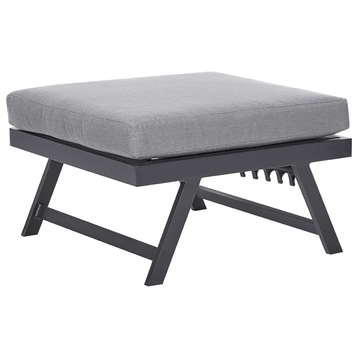 Beliani - COCCORINO - Tuinset - Grijs - Aluminium