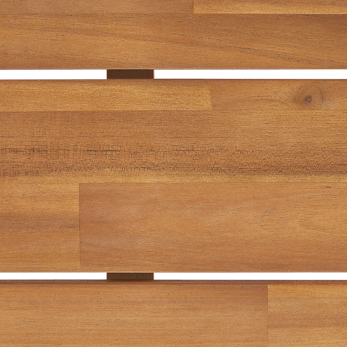 Beliani-FORNELLI -Tuinstoel set van 6-Lichte houtkleur-Acaciahout