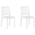 Beliani - SERSALE - Tuinstoel set van 2 - Wit - Synthetisch materiaal