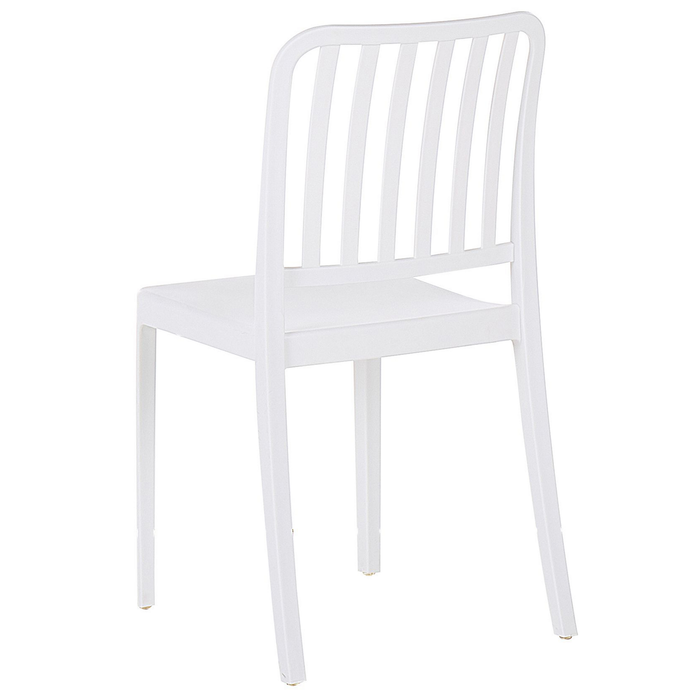 Beliani - SERSALE - Tuinstoel set van 2 - Wit - Synthetisch materiaal