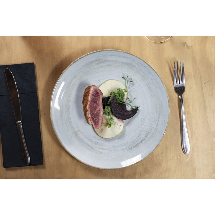 Hazel & Bos Juntos Madera dinerbord - 27 cm - 6 stuks - porselein