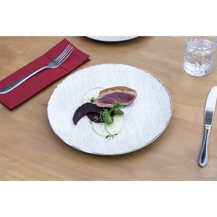 Hazel & Bos Juntos Rayado dinerbord - 27 cm - 6 stuks - porselein