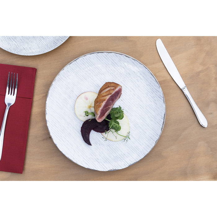 Hazel & Bos Juntos Rayado dinerbord - 27 cm - 6 stuks - porselein