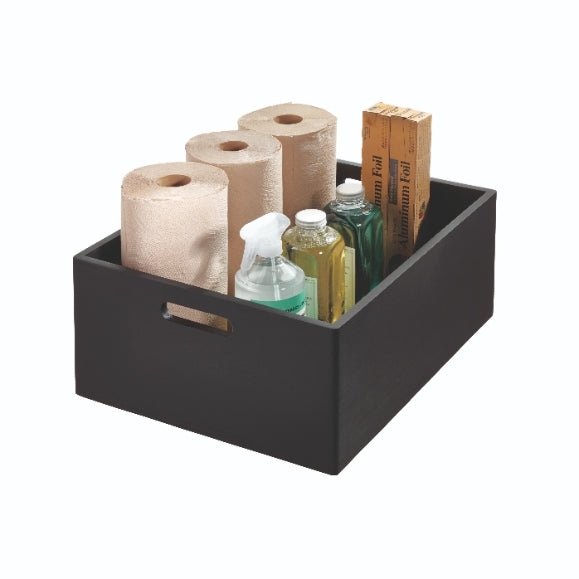 iDesign - Opbergbox met Handgrepen, 38 x 46 x 20.5 cm, Paulownia Hout,