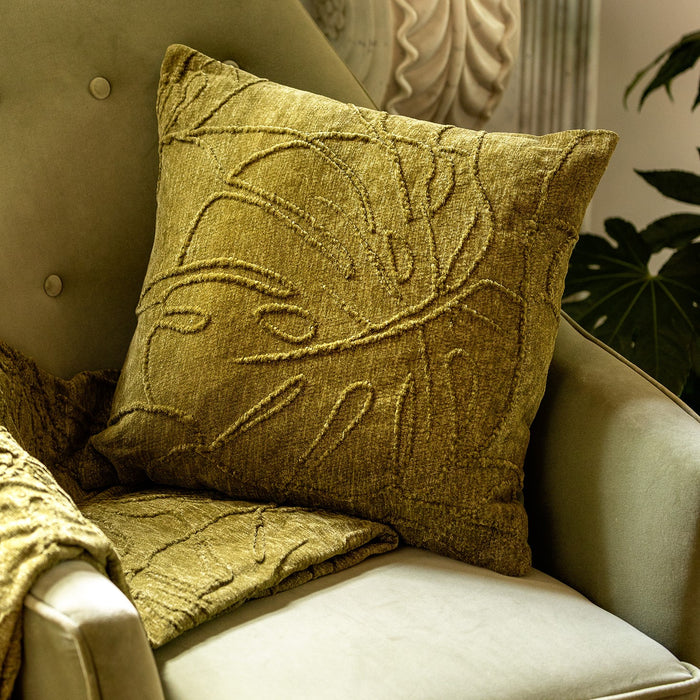 Dutch Decor plaid MAYBEL - 140x180 cm Olive Branch