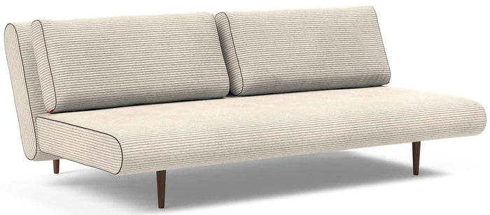 Innovation Unfurl Ivory Corduroy Lounger Slaapbank