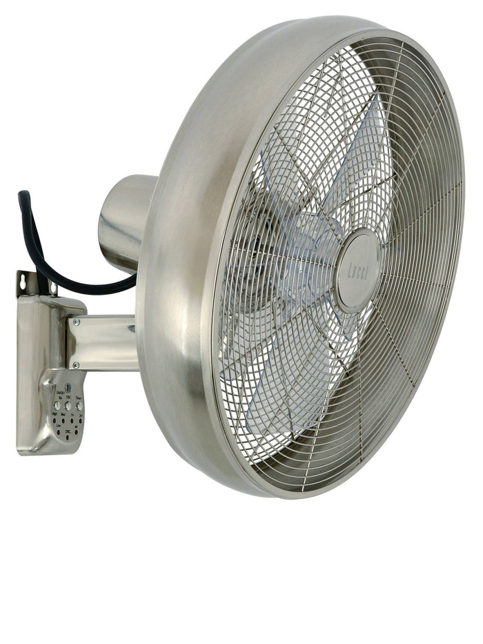 Lucci Air Wandventilator Breeze Staal Ø 46cm incl. Afstandsbediening
