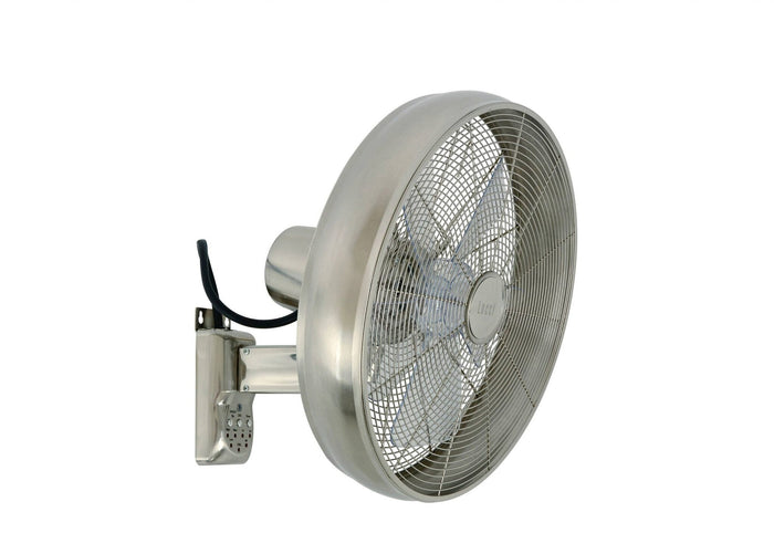 Lucci Air Wandventilator Breeze Staal Ø 46cm incl. Afstandsbediening