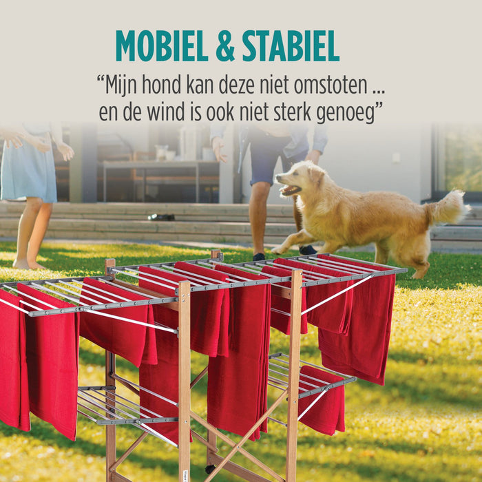 Vitapur Inklapbaar Droogrek - Wasrek Inklapbaar - Voor binnen & buiten