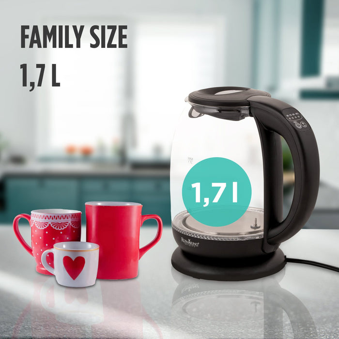 Rosmarino Infinity Waterkoker Led & Boil - 2200W - 1.7 l