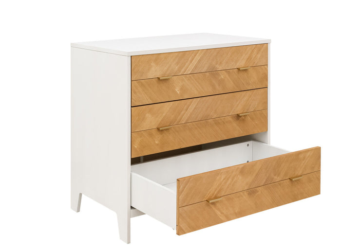 Bopita Isa commode met 3 laden - Vintage White