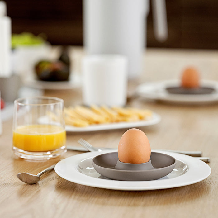 Zone Denmark Singles Eierdop met Houder 4 st. - Taupe