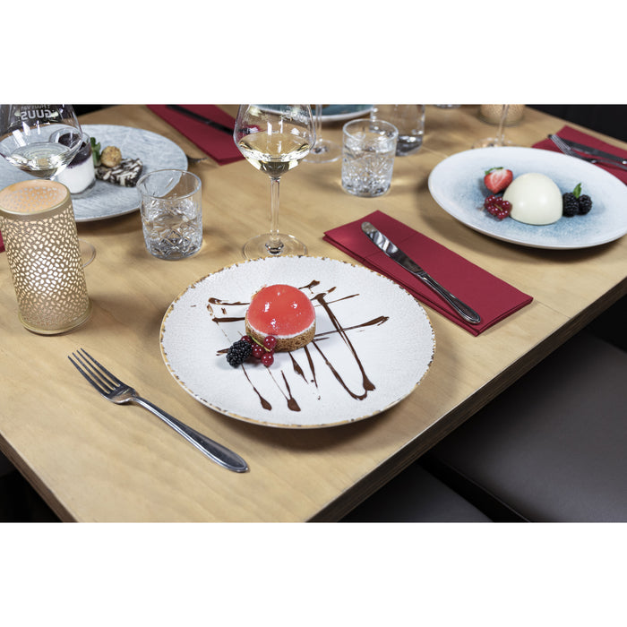 Hazel & Bos Juntos Artesanal dinerbord - 27 cm - 6 stuks - porselein