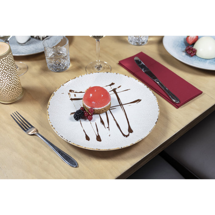 Hazel & Bos Juntos Artesanal dinerbord - 27 cm - 6 stuks - porselein