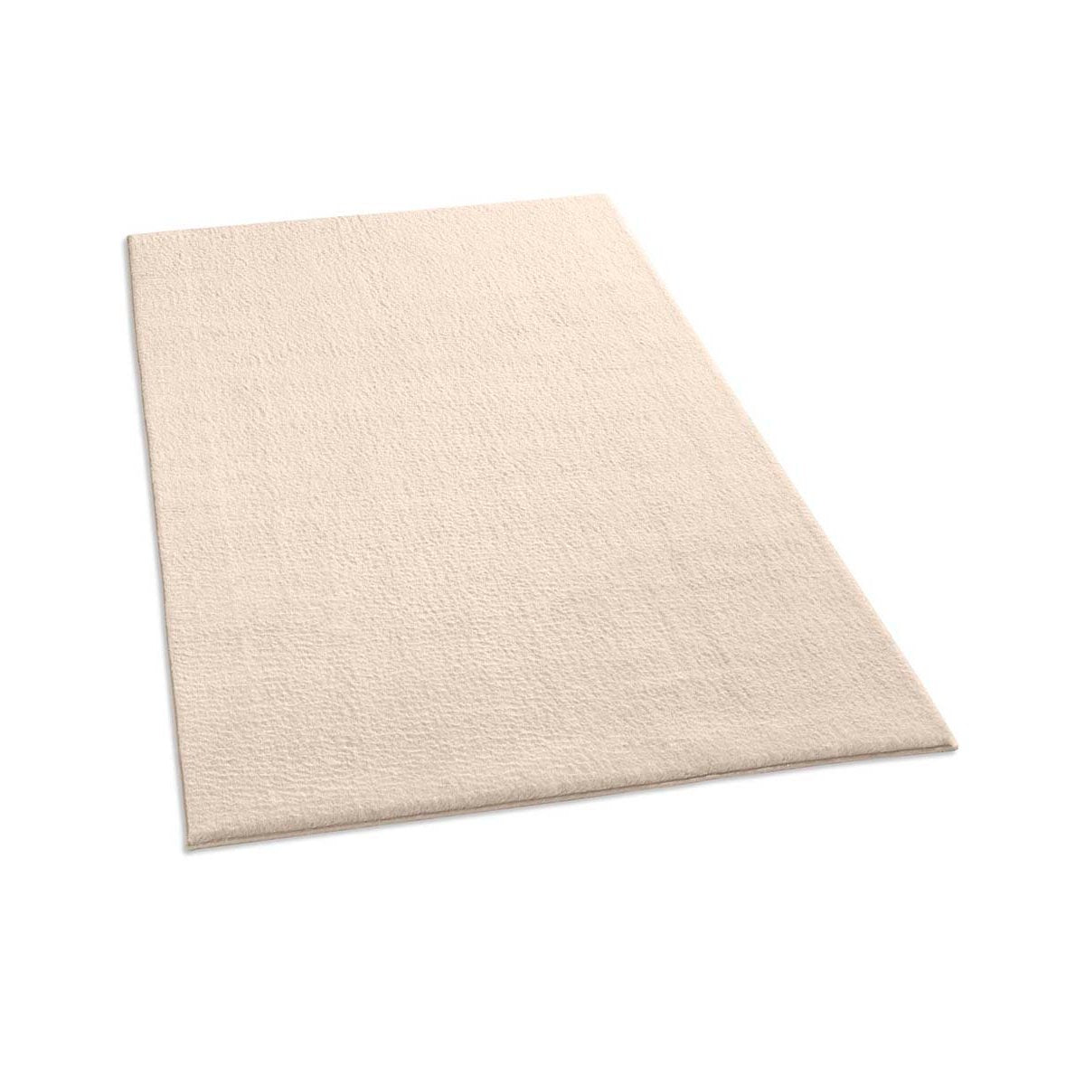 Tapeso Zacht vloerkleed Loft - crème - wasbaar 30°C - 50x80 cm