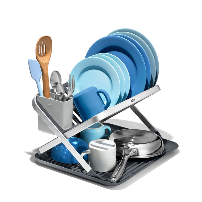 OXO Good Grips afdruiprek - inclusief bestekbakje