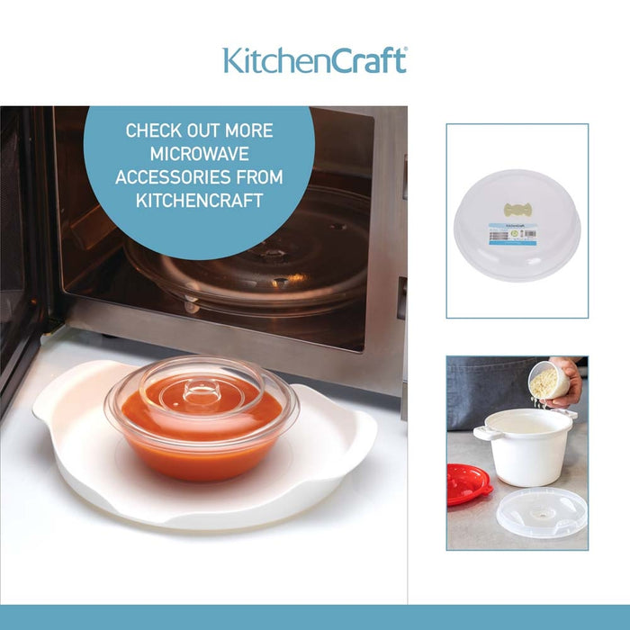 Magnetron cover - 26cm - Spatdeksel - Met ventiel - KitchenCraft