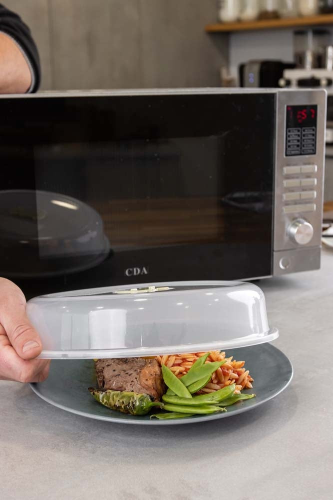 Magnetron cover - 26cm - Spatdeksel - Met ventiel - KitchenCraft