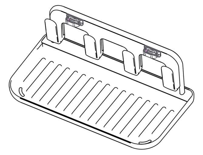 OXO Good Grips droogrek waterflessen - voor 4 flessen