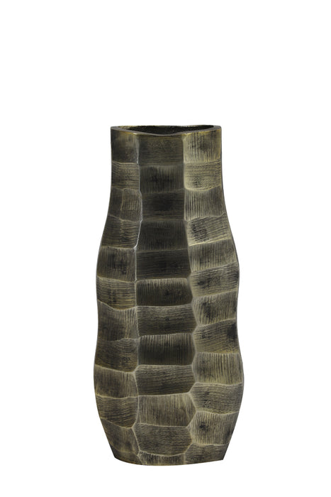 Light&living Vaas deco 15x8,5x33 cm MUKA antiek brons