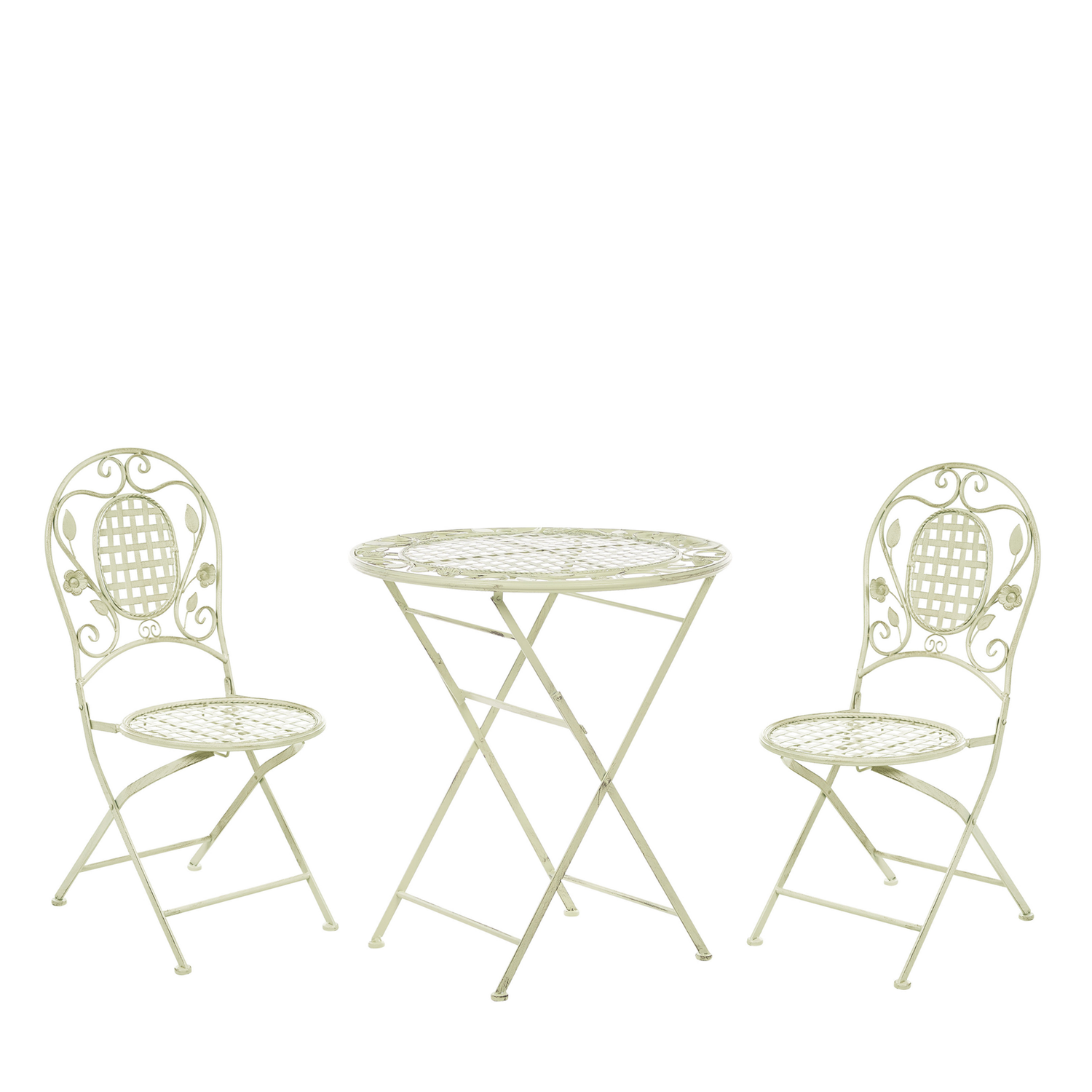 Beliani - BIVIO - Bistroset voor 2 - Groen - IJzer