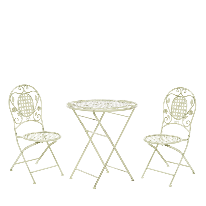 Beliani - BIVIO - Bistroset voor 2 - Groen - IJzer