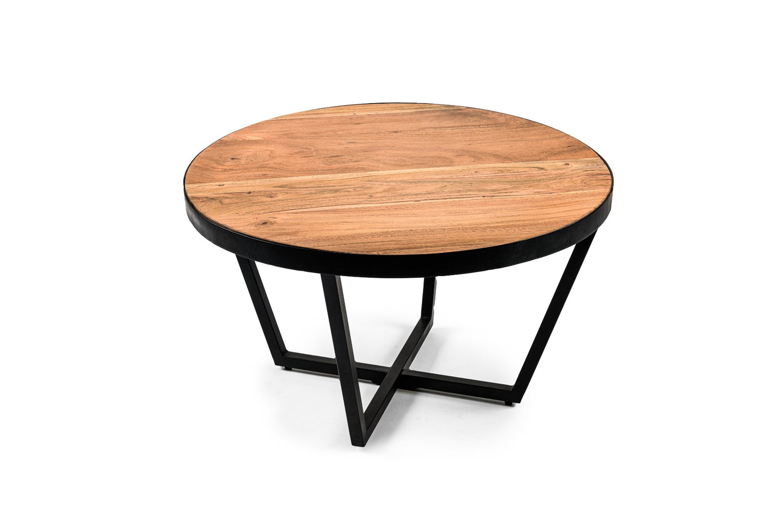 Furntastik Amadora Salontafel rond, 80 cm, bruin