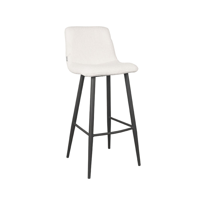 LABEL51 Barkruk Jep - Ivory - Teddy - Zithoogte 78 | 2.00 stuks