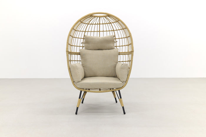VDG Lola Egg relaxstoel - Natural sand