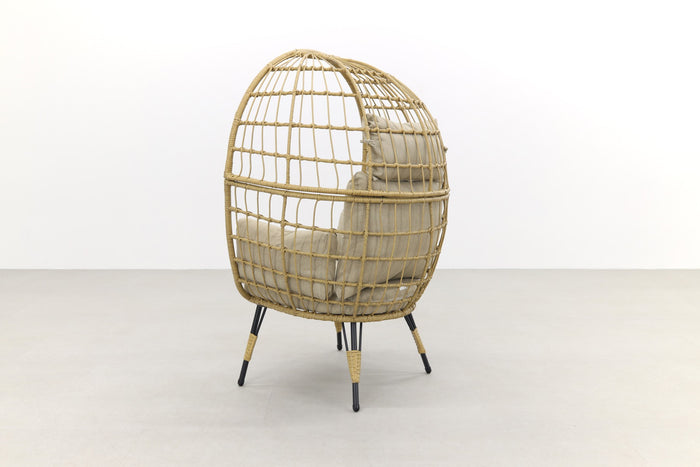 VDG Lola Egg relaxstoel - Natural sand