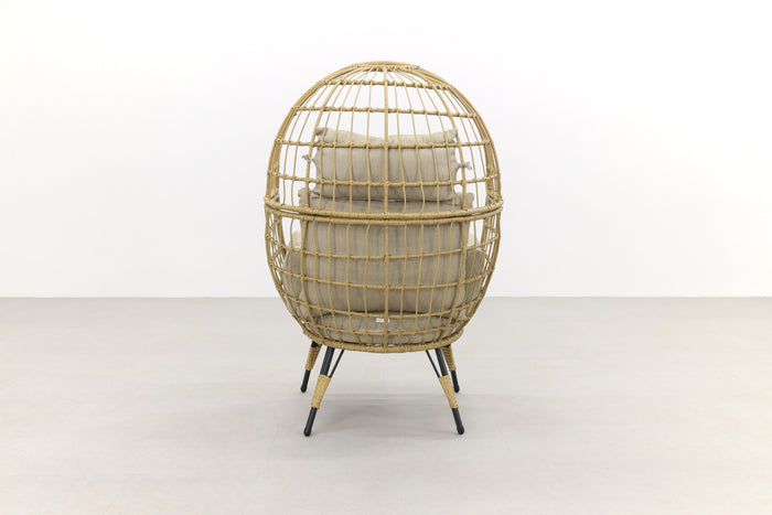 VDG Lola Egg relaxstoel - Natural sand