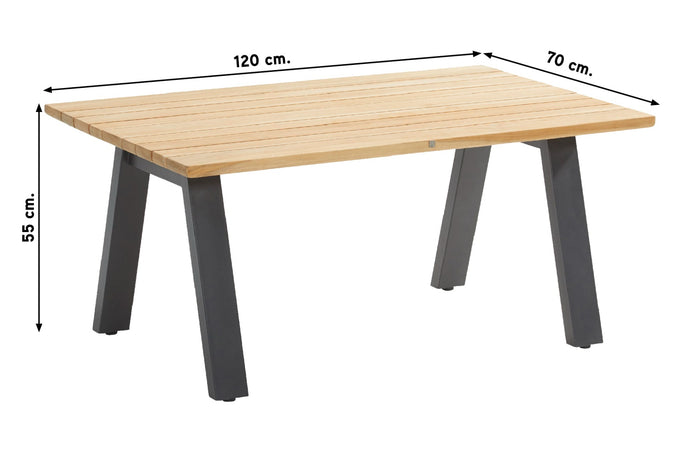 Taste Ambassador hoge koffietafel - 120x70 cm.