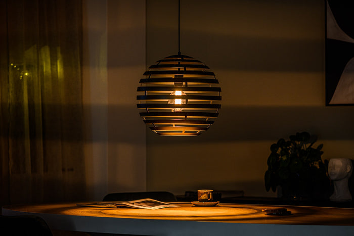 Furntastik Lecce Hanglamp, 40 cm, zwart