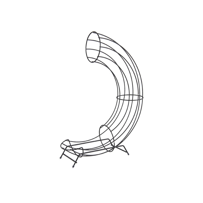 Present Time Sinaasappelrek Wired - IJzer Mat Zwart - 32x11x44cm