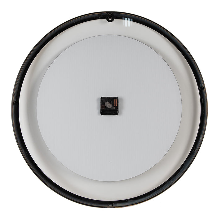 Clayre & Eef Wandklok Ø 60 cm Zwart Goudkleurig IJzer