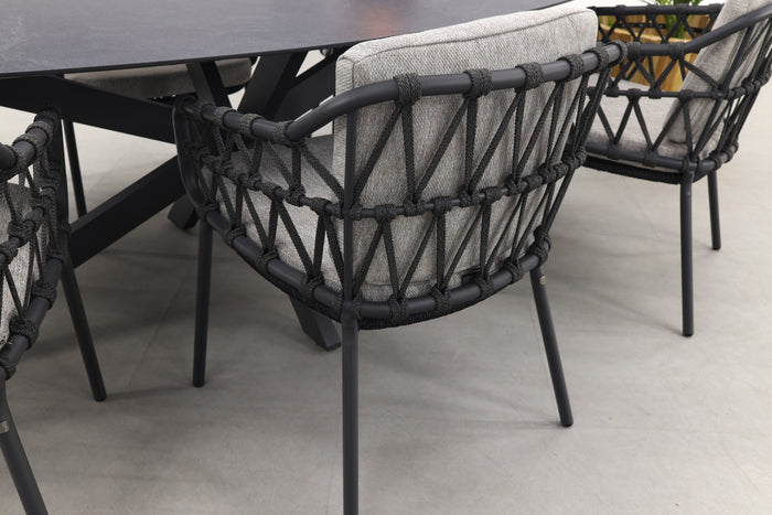 4SO Calpi|Privada 240x107 - Ovale tuinset - 7-delig