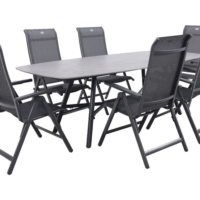 Hartman Milaan|Benevento 240x110 cm. - Deens ovale tuinset