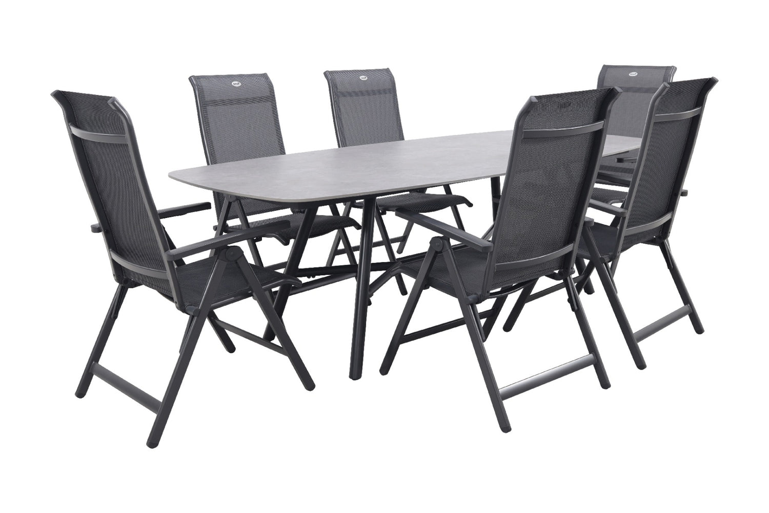 Hartman Milaan|Benevento 240x110 cm. - Deens ovale tuinset