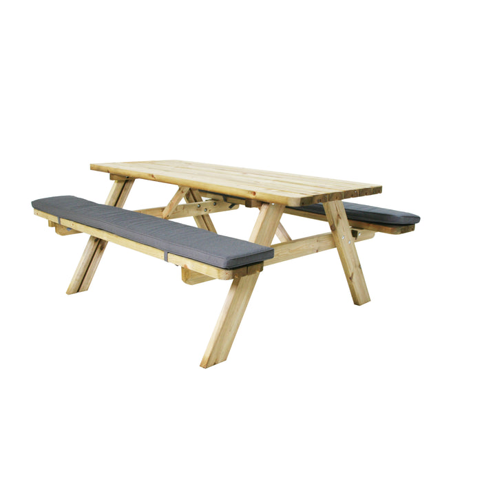 SenS-Line - Cushion For Picknick Tuinbank 180 Cm - Grijs