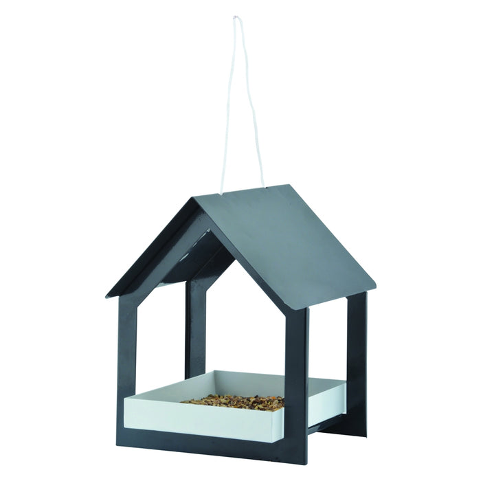 Esschert Design Hangende voedertafel Antraciet|wit design