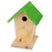 2L Home & Garden Vogelhuisje - Naturel | Groen