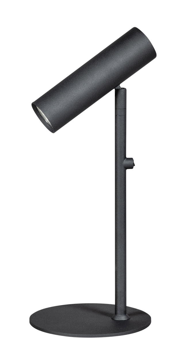 ETH Nikki tafellamp excl. 1x GU10 zwart verstelbaar