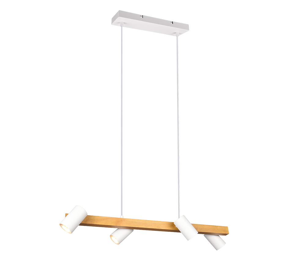 Trio Leuchten Marley Hanglamp 4x GU10 35W Wit