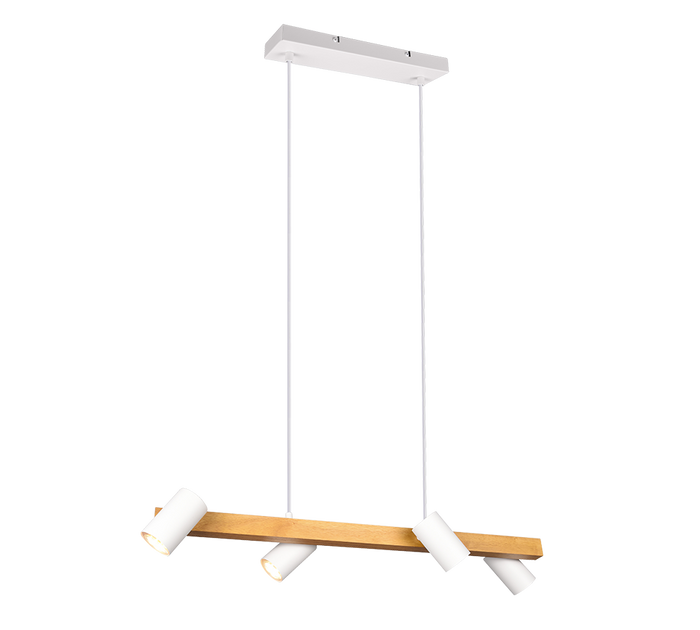 Trio Leuchten Marley Hanglamp 4x GU10 35W Wit