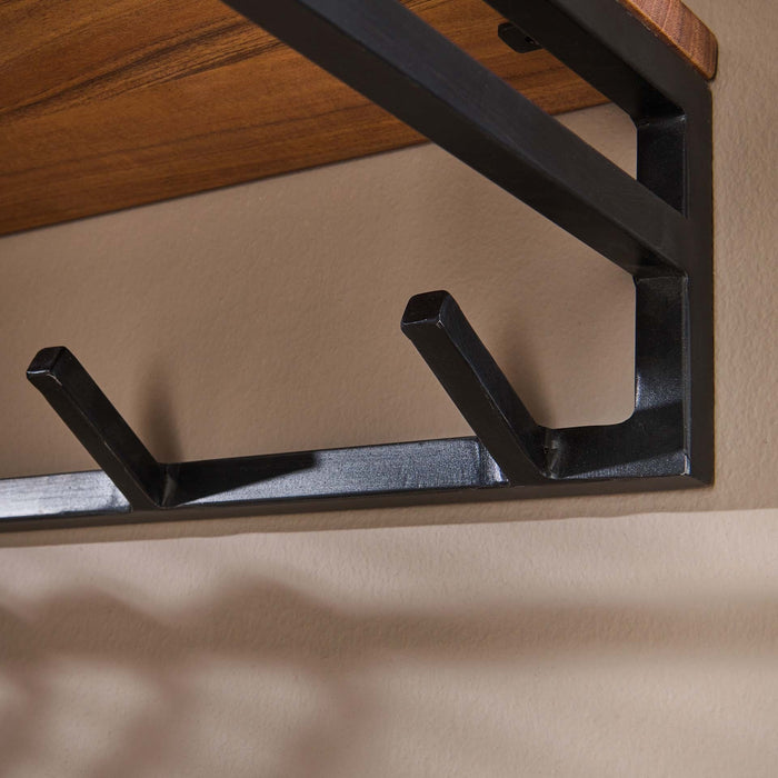 LT-Luce Kapstok Custom 6 Haken Boomstam Hoedenplank 100cm